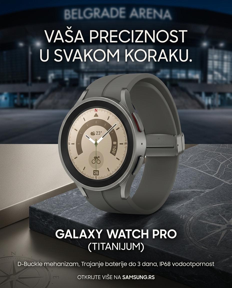 Samsung Galaxy Watch5 Pro titanijum pametni sat Samsung Galaxy Watch5 Pro titanijum pametni sat